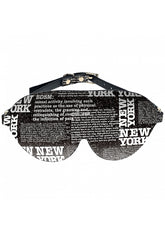 Ouch! NY Collection Blindfold (Black) – Leather Erotic Accessory Blindfold
